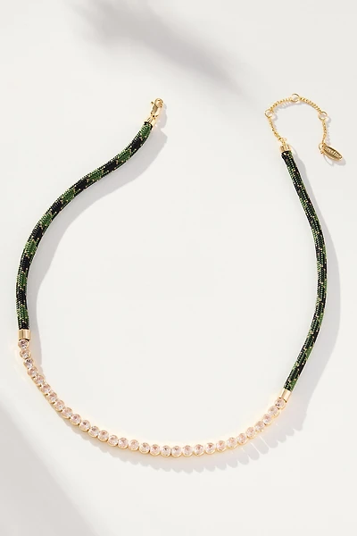 Corded Crystal Necklace