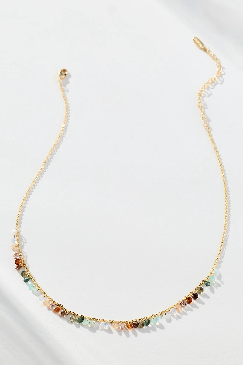 Delicate Colorful Beaded Necklace