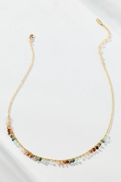 Delicate Colorful Beaded Necklace