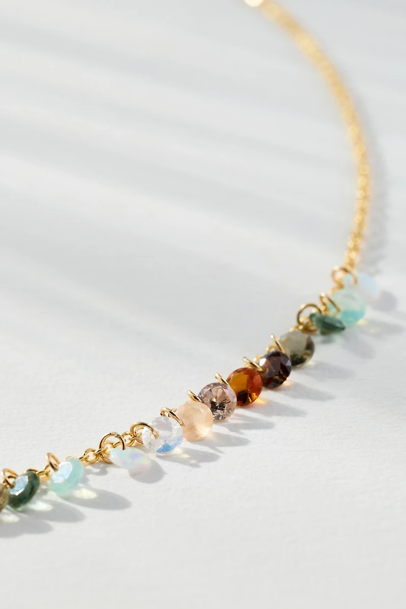 Delicate Colorful Beaded Necklace