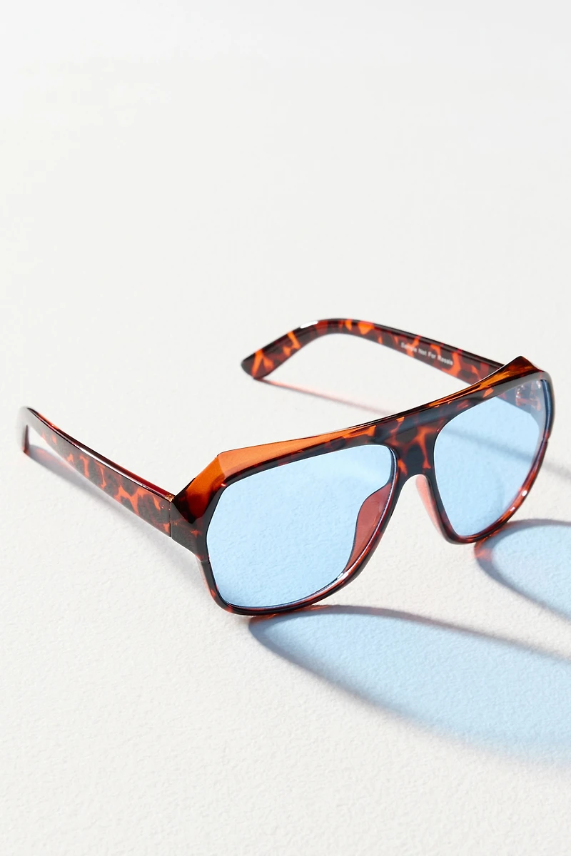 Eyeking Wrapped Ski Aviator Sunglasses