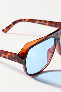 Eyeking Wrapped Ski Aviator Sunglasses