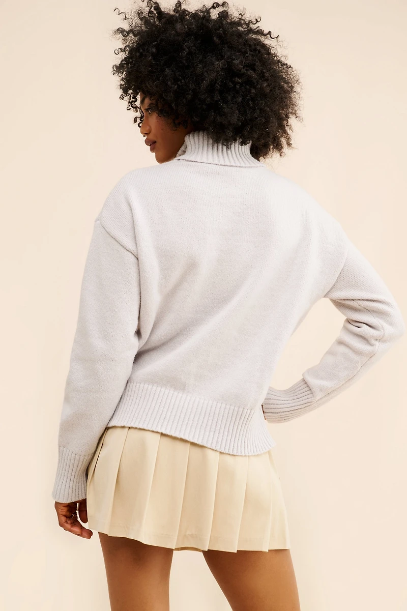 FRENCHMAUVE Dante Turtleneck Sweater