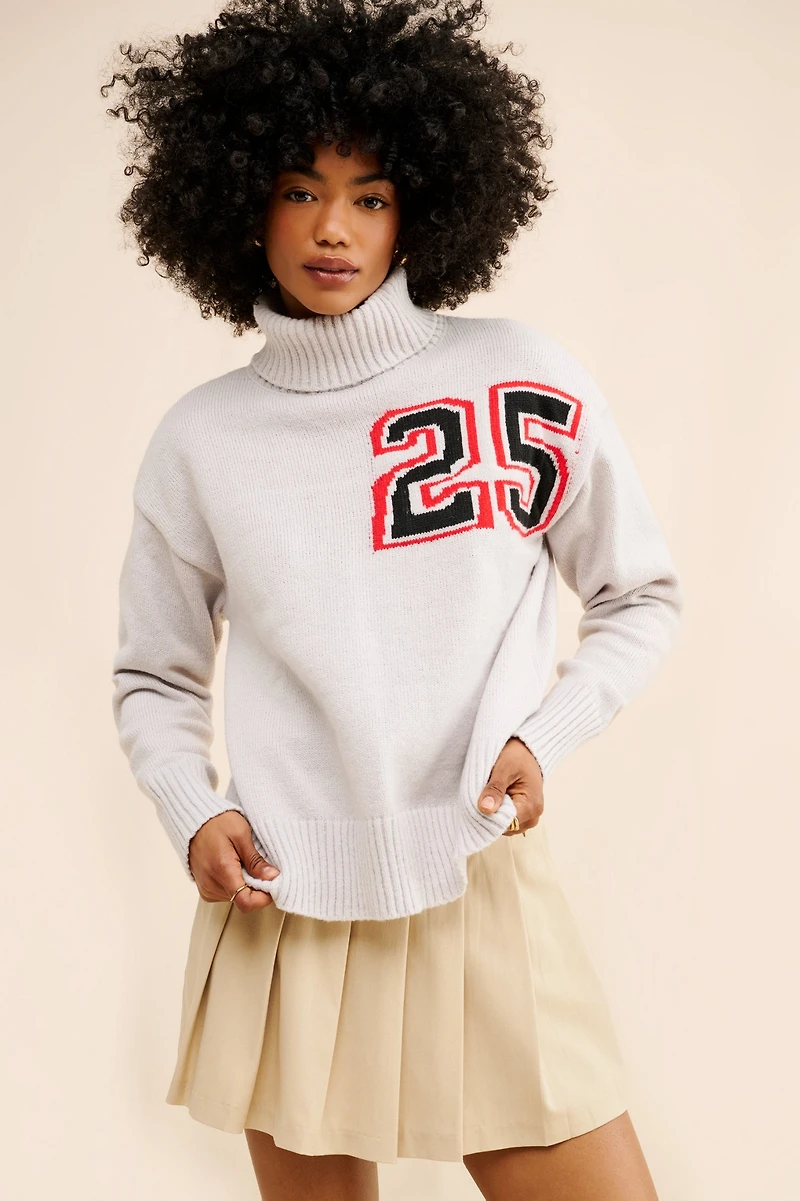 FRENCHMAUVE Dante Turtleneck Sweater