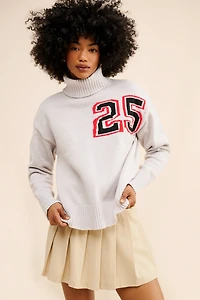 FRENCHMAUVE Dante Turtleneck Sweater