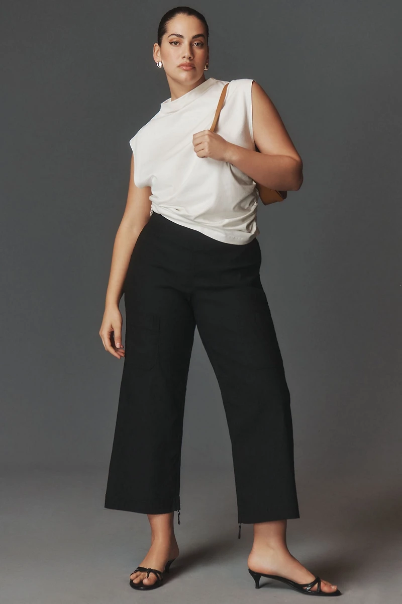 Maeve The Adaptive Seated Colette Cropped Wide-Leg Pants