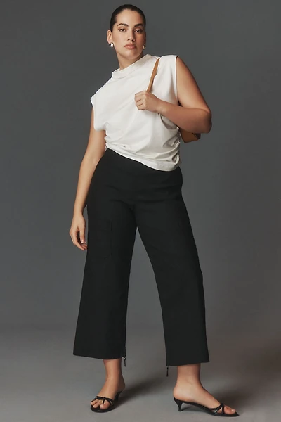 Maeve The Adaptive Seated Colette Cropped Wide-Leg Pants