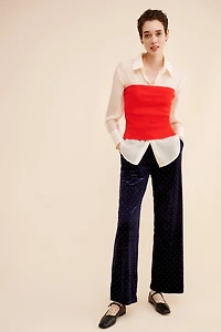 Never Fully Dressed Arden Velvet Trousers