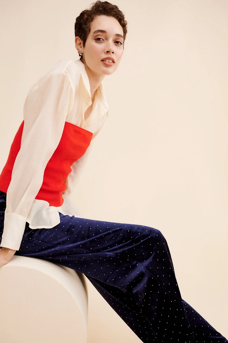 Never Fully Dressed Arden Velvet Trousers