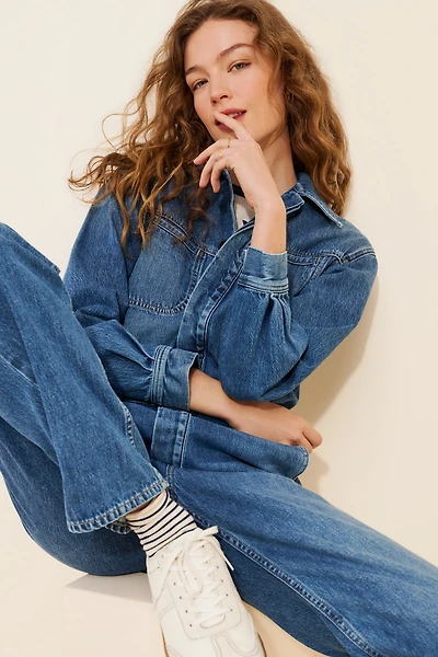Citizens of Humanity Solene Polished Denim Jumpsuit