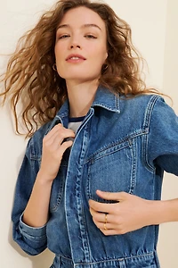 Citizens of Humanity Solene Polished Denim Jumpsuit