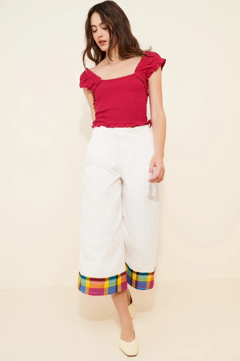 Re_Nuuly Reworked Pleated Jeans