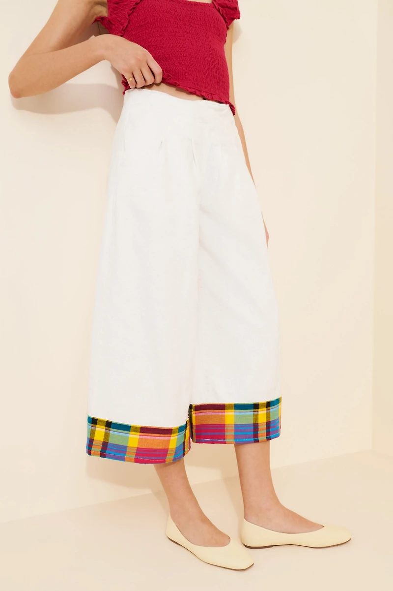 Re_Nuuly Reworked Pleated Jeans
