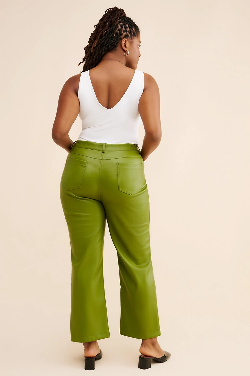 Never Fully Dressed Vegan Leather Trousers