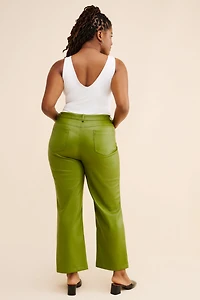 Never Fully Dressed Vegan Leather Trousers
