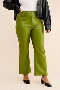 Never Fully Dressed Vegan Leather Trousers