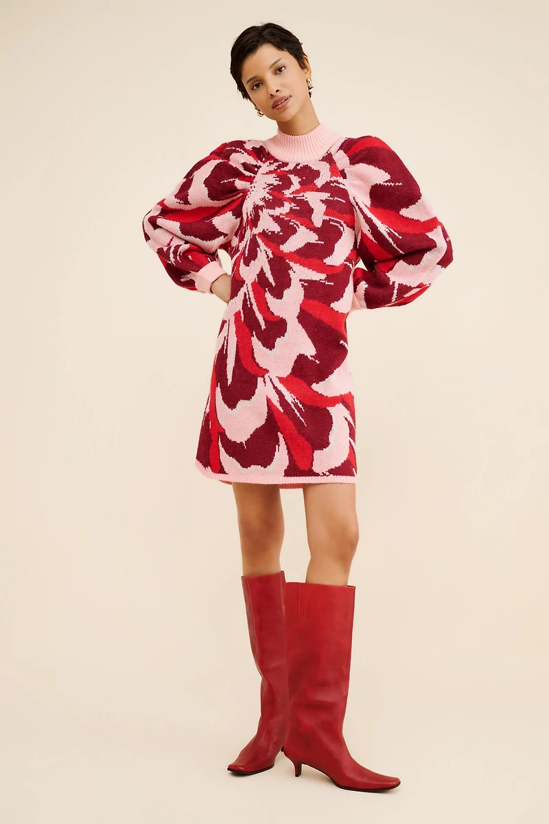 Nuuly x Farm Rio Flower Knit Mini Dress