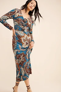 Nuuly x Farm Rio Wonderful Bouquet Midi Dress