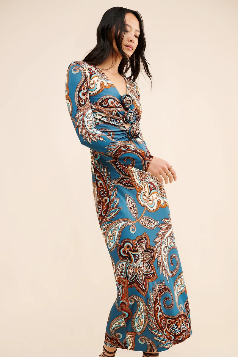 Nuuly x Farm Rio Wonderful Bouquet Midi Dress