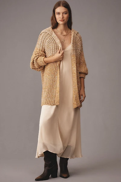 Maeve Oversized Collared Cardigan Sweater
