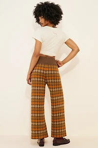 Known Supply Bruno Argyle Sweater Pants