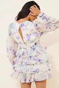 Line + Dot Fleur Mini Tiered Dress