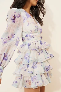 Line + Dot Fleur Mini Tiered Dress
