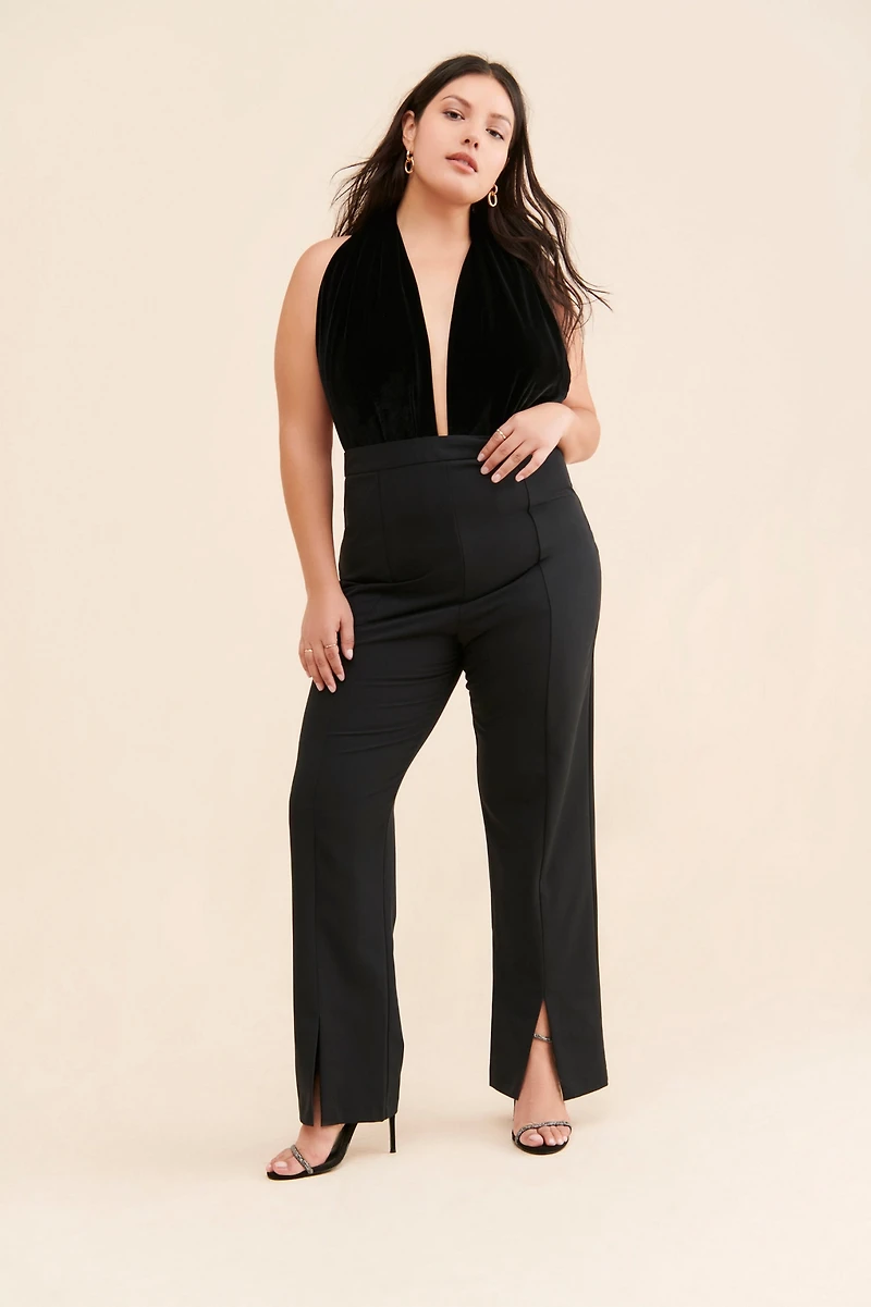 Twobirds Velvet Tie Bodysuit