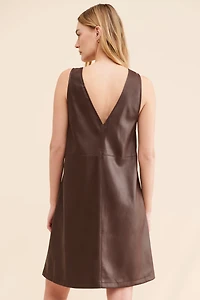 B Young Dafany Vegan Leather Dress