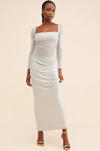 Nuuly x AFRM Sofi Foil Mesh Dress