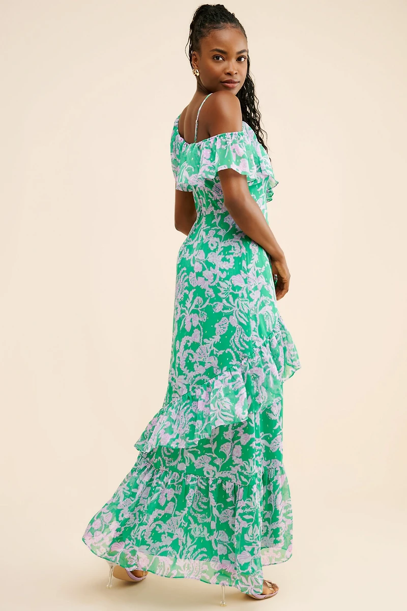 Lilly Pulitzer Rosalynn Ruffle Maxi Dress