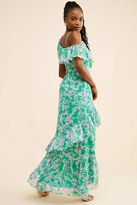 Lilly Pulitzer Rosalynn Ruffle Maxi Dress