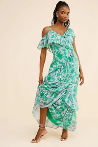 Lilly Pulitzer Rosalynn Ruffle Maxi Dress