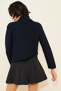 ASTR the Label Melita Wool Blend Asymmetric Sweater