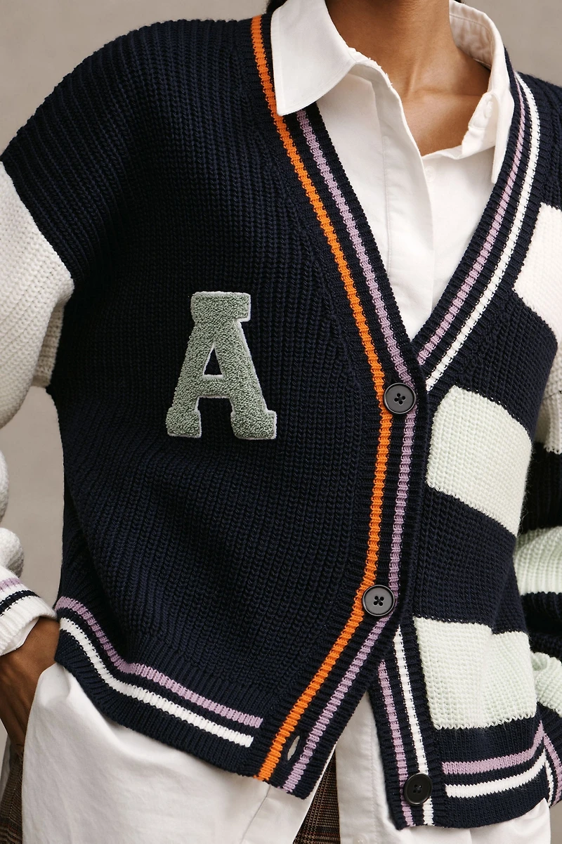 Daily Practice by Anthropologie Letter Sweater Cardigan
