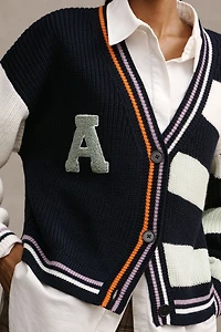 Daily Practice by Anthropologie Letter Sweater Cardigan