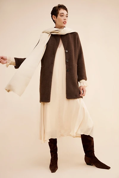 Sanctuary Hometown Fuzzy Knit Coat