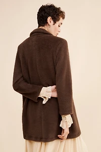 Sanctuary Hometown Fuzzy Knit Coat