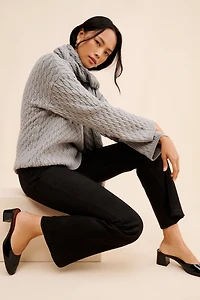 Sanctuary Lana Flare Vegan Suede Pants
