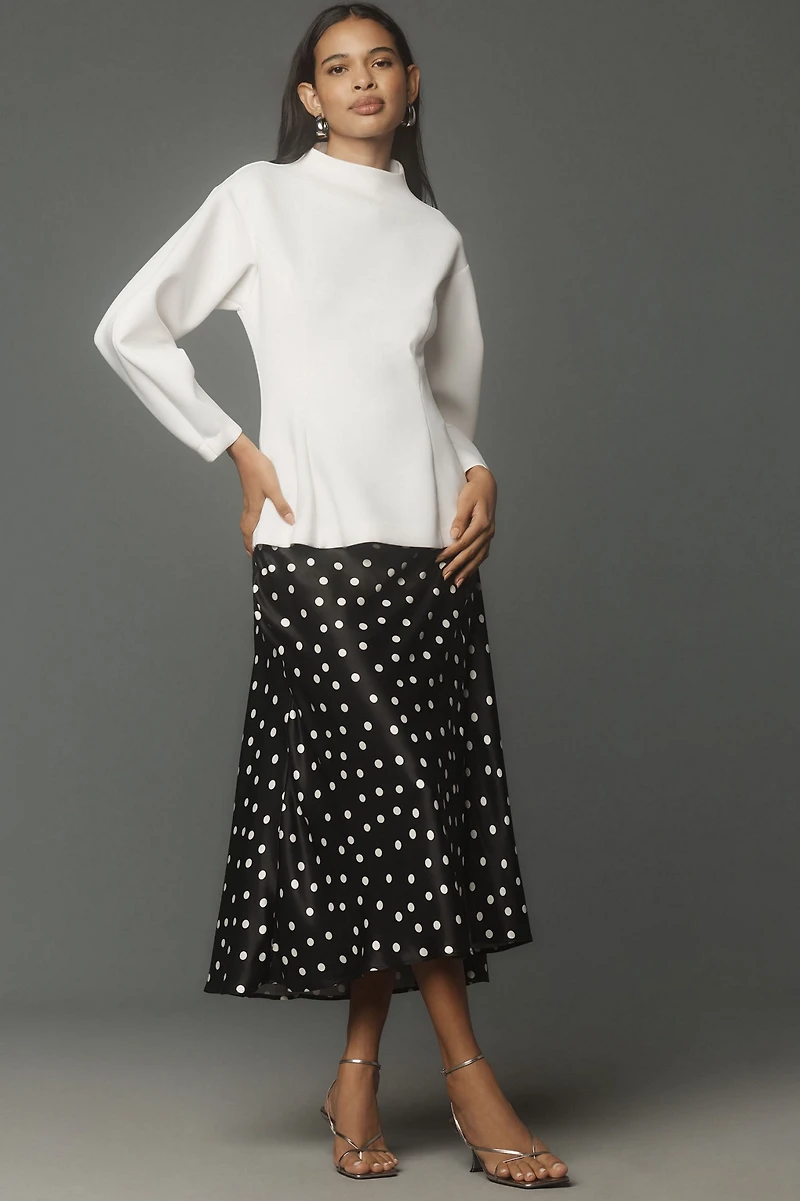 Maeve Neoprene Hourglass Pullover