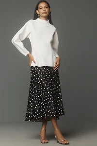 Maeve Neoprene Hourglass Pullover
