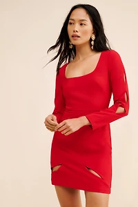 Liv Foster Stretch Crepe Mini Dress