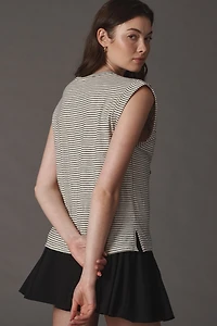 Pilcro Relaxed Ruched Muscle Tee