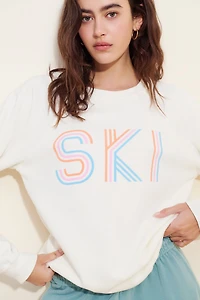 Original Retro Brand Ski Graphic Sweatshirt