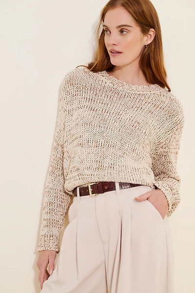 Little Lies Metallic Weave Sweater