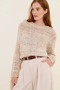 Little Lies Metallic Weave Sweater