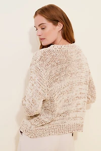 Little Lies Metallic Weave Sweater