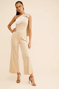 Sarah Hann Jacklyn One Shoulder Jumpsuit
