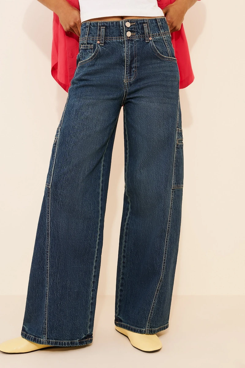 Habitual Cargo Extra Wide-Leg Jeans