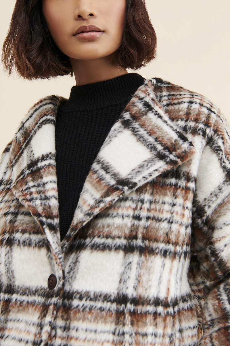 Greylin Lawrence Plaid Cropped Jacket